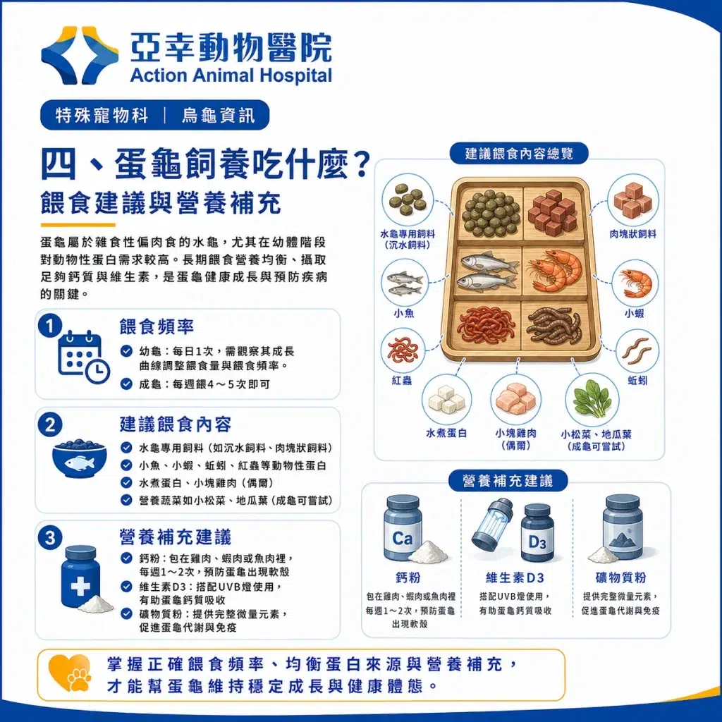 蛋龜飼養全攻略:從認識蛋龜到打造專屬環境,一次學會! 4 2026蛋龜飼養與營養建議